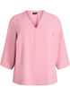 Blouse &agrave; manches 3/4, Rose, Packshot image number 0