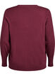 Strickpullover mit Rundhalsausschnitt, Rot, Packshot image number 1