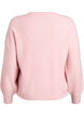 Rippenstrick Strickjacke mit Kn&ouml;pfen, Pink, Packshot image number 1