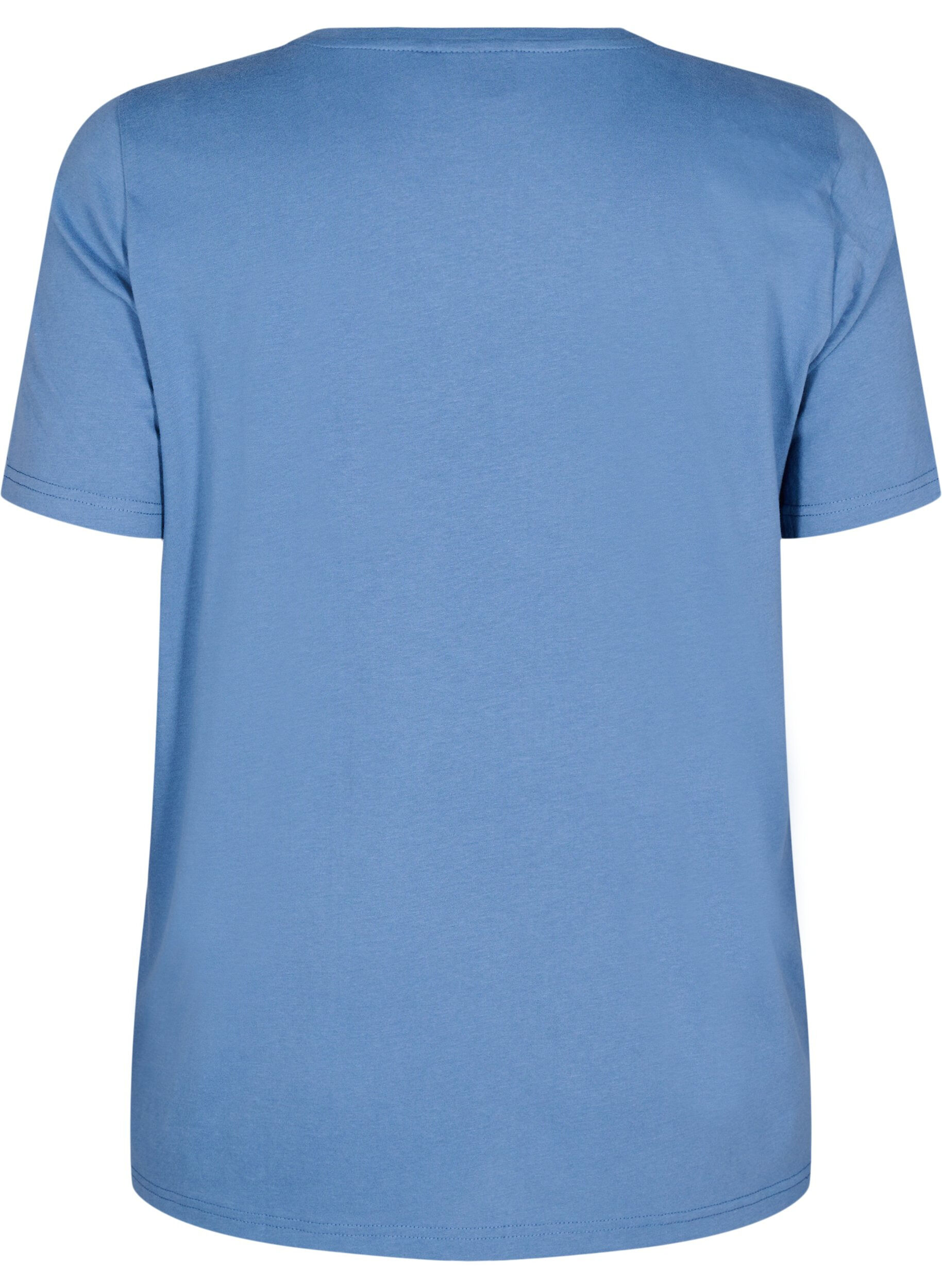 Zizzi FLASH &ndash; T-shirt avec motif, Bleu Clair, Packshot image number 1