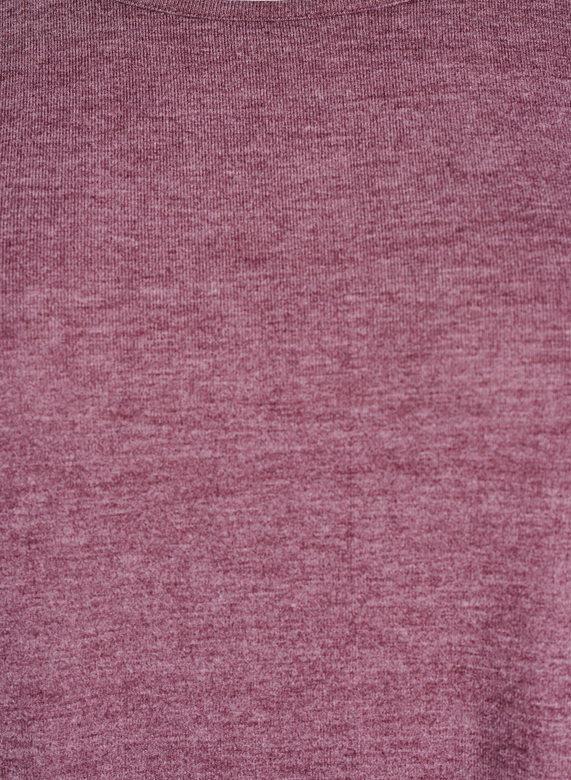 Zizzi Blouse en jersey avec manches 3/4, Bordeaux, Packshot image number 2