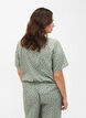 FLASH – Kurzärmelige Bluse mit Aufdruck, Iceberg Green Dot, Model image number 1