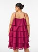 Lagenkleid mit R&uuml;schen und Spaghettitr&auml;gern, Rot, Model image number 2