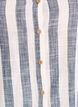 Hemdbluse aus Baumwolle mit V-Ausschnitt, Blau, Packshot image number 2