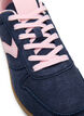 Baskets en faux daim, Bleu, Packshot image number 3
