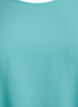Bluse mit kurzen &Auml;rmeln und Rundhalsausschnitt, Blau, Packshot image number 2