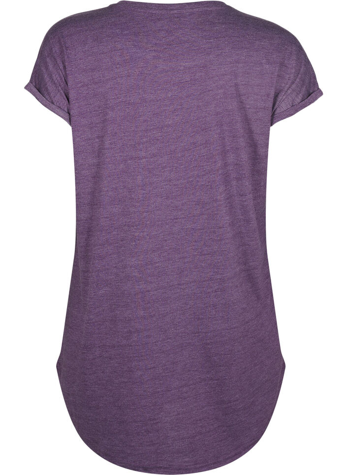 Kurz&auml;rmliges Nachthemd mit Textdruck, , Packshot image number 1