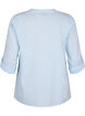 FLASH - Shirt mit Häkeldetail, Cashmere Blue, Packshot image number 1