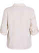 Chemise en lin et viscose avec manches 3/4, Beige, Packshot image number 1