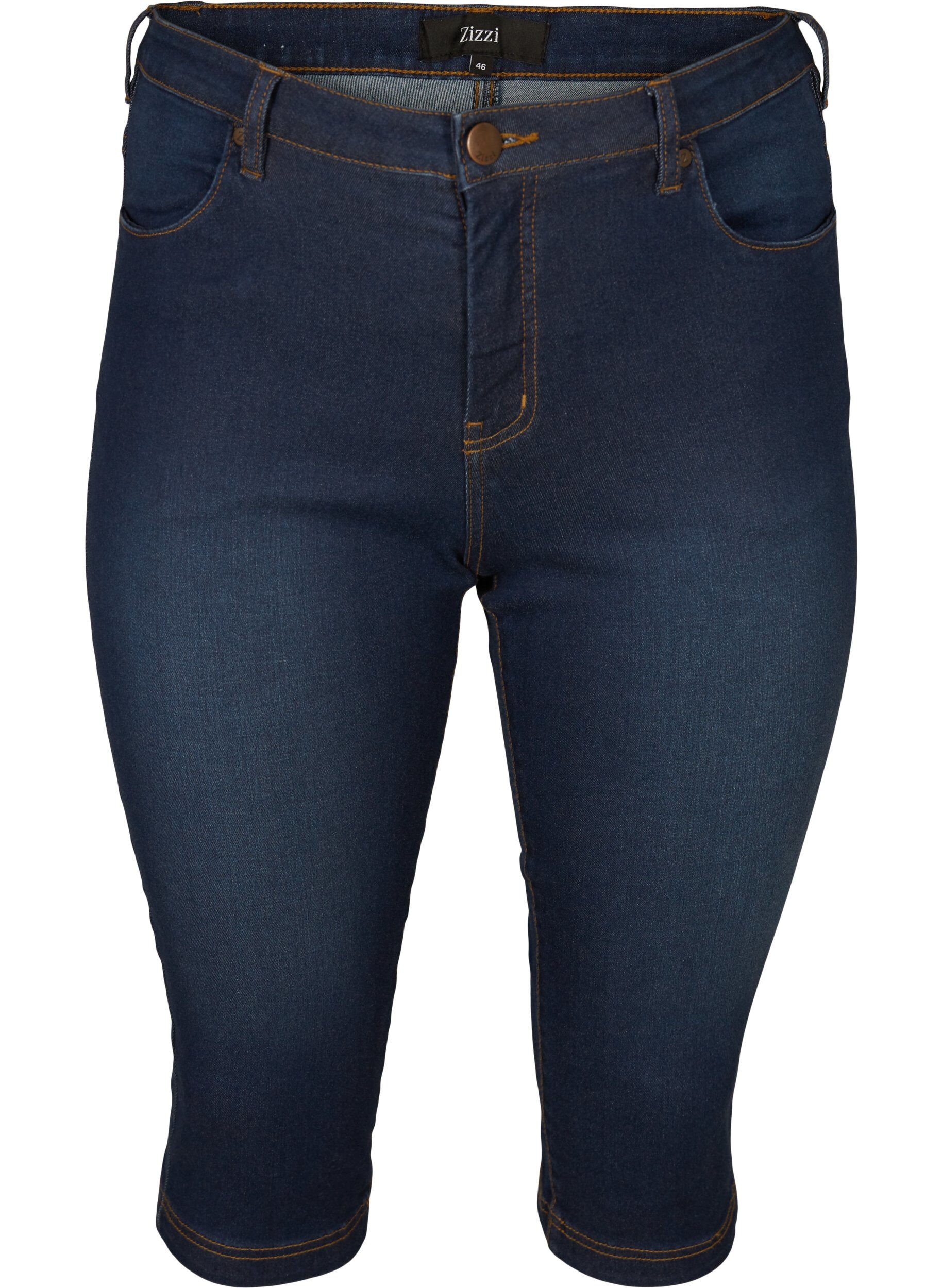 Zizzi Slim Fit Emily Capri Jeans, Blau, Packshot image number 0