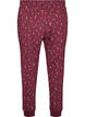 Bedruckte Pyjamahose, Dunkles Bordeaux, Packshot image number 1