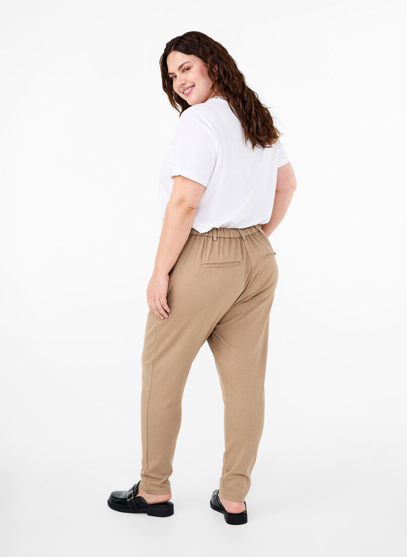 Cropped Maddison-Hose, Beige, Model image number 1