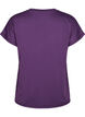 Lockeres Trainings-T-Shirt mit V-Ausschnitt, Lila, Packshot image number 1