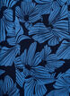 Kurzes A-Linien-Kleid mit floralem Print, Blau, Packshot image number 3