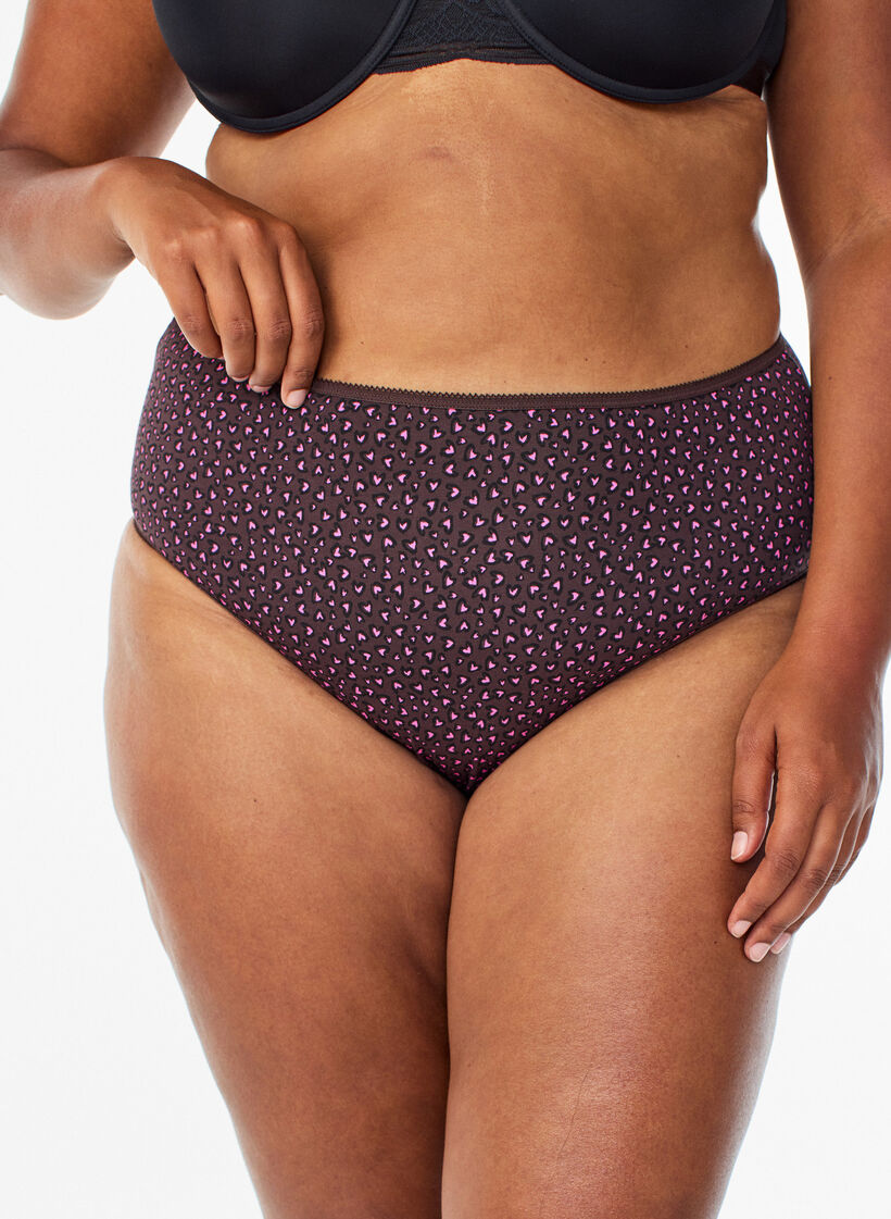 7-pack de culottes avec une taille standard, Rose, Model image number 2