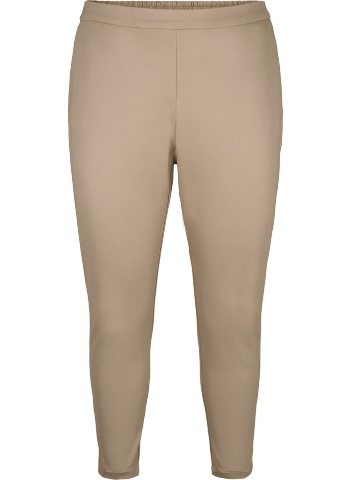 Pantalon court avec poches, Beige, Packshot image number 0
