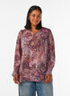 Tunika mit Paisleymuster und gesmokten &Auml;rmelb&uuml;ndchen, Rot, Model image number 0
