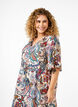 Robe manches courtes en viscose avec imprimé paisley, Sand Do. Paisley AOP, Model image number 2