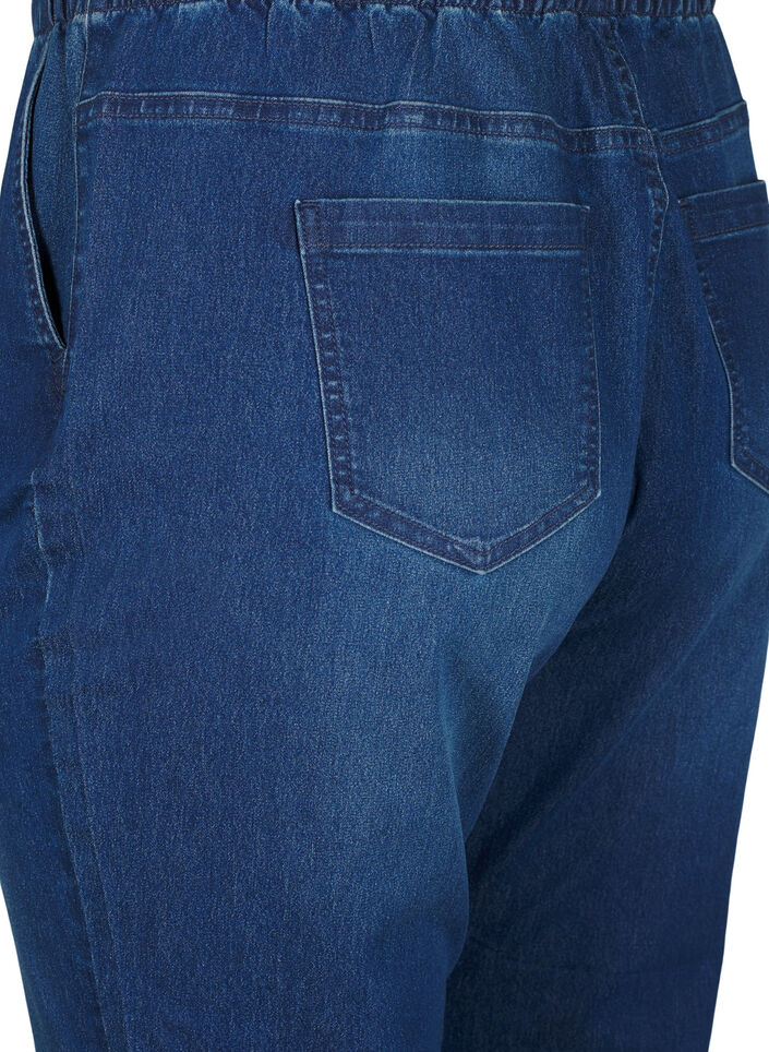 Pantalon de jogging en denim avec des poches, Bleu, Packshot image number 3