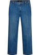Jean Myra coupe large taille haute, Bleu, Packshot image number 0