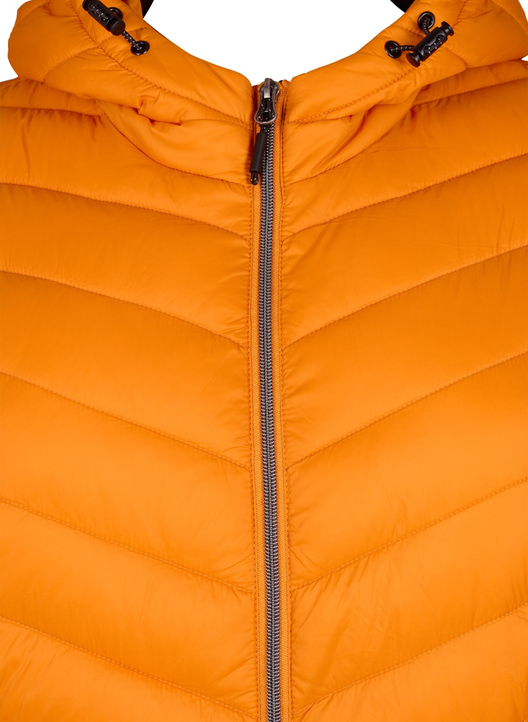 Zizzi Veste l&eacute;g&egrave;re &agrave; capuche, Orange fonc&eacute;, Packshot image number 2