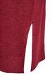Lang&auml;rmeliges Strickkleid mit V-Ausschnitt, Rot, Packshot image number 3