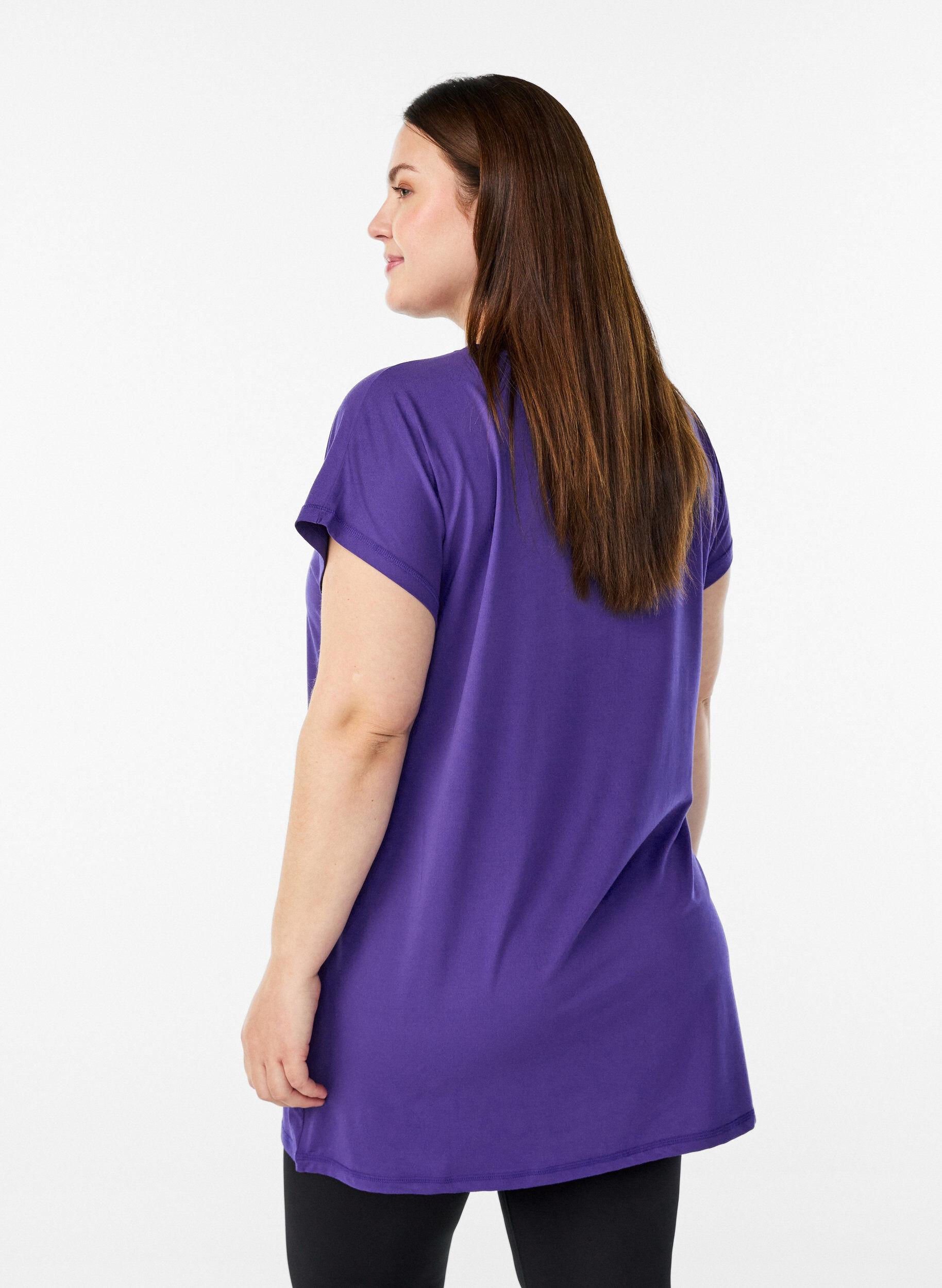 ZizziLanges Trainingsshirt, Lila, Model image number 2