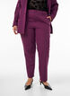 Pantalon avec poches et jambes droites, Violet, Model image number 2