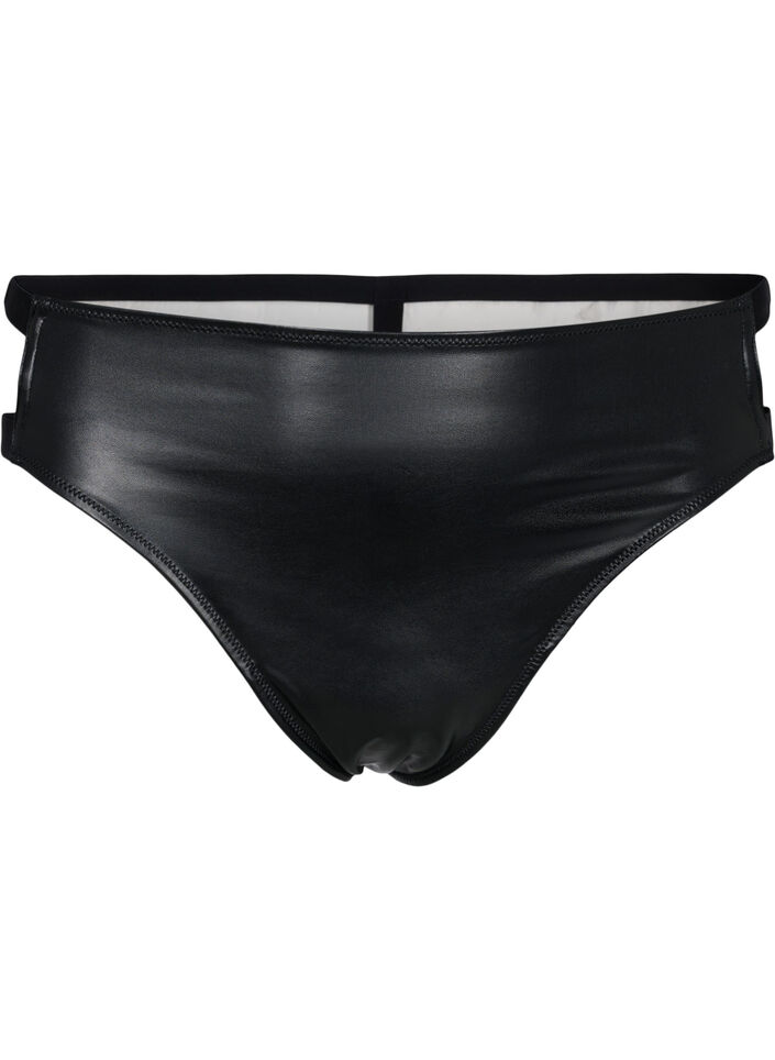 Beschichteter G-String, Black, Packshot image number 0