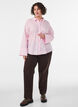 Hemd mit floraler Stickerei und weiten &Auml;rmeln, Pink, Model image number 1