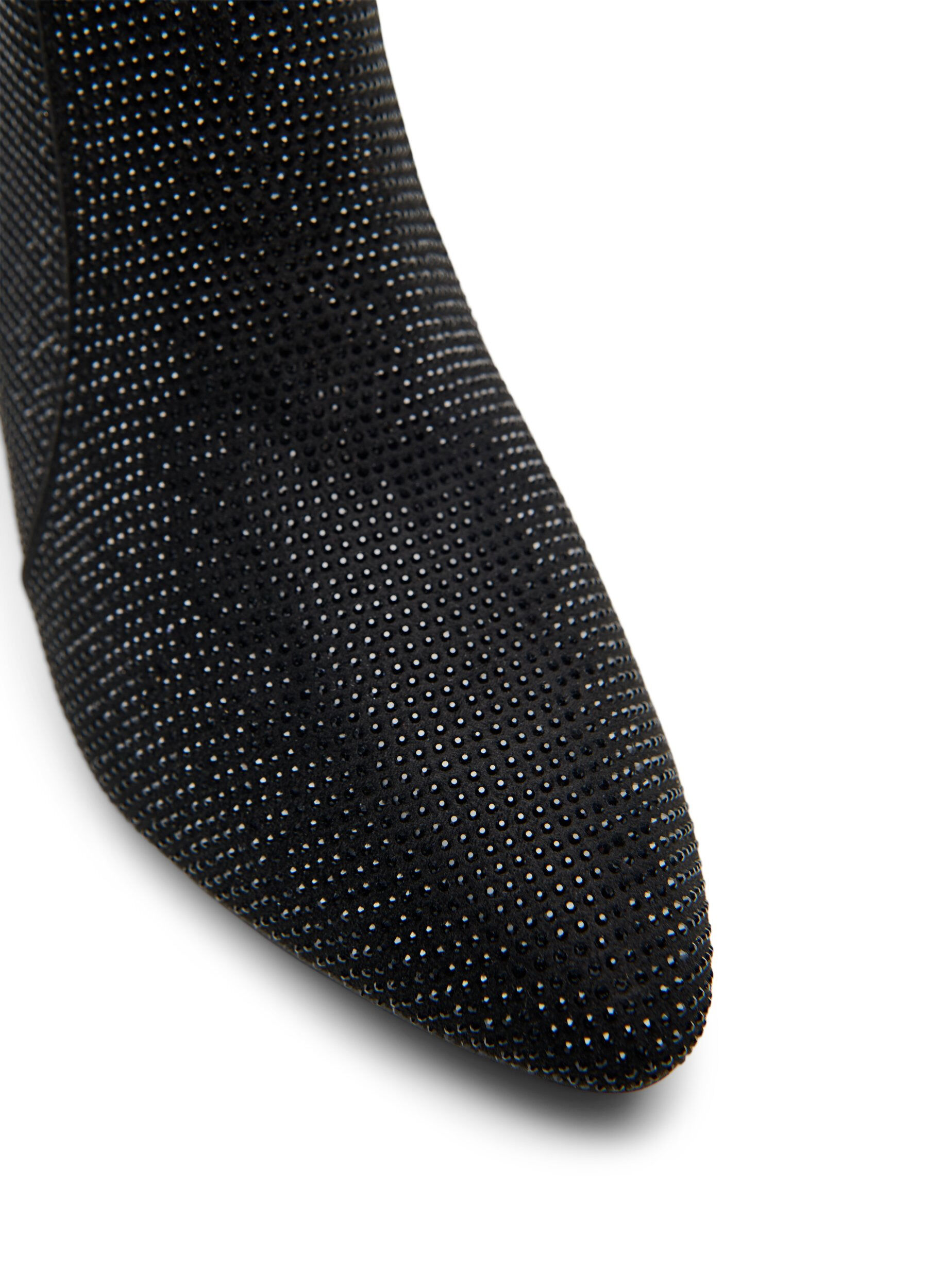 Zizzi Large - Bottines avec strass, Noir, Packshot image number 3