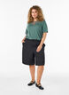 Bluse mit Spitzeneinsatz und Ballon&auml;rmeln, Gr&uuml;n, Model image number 1