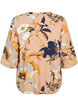 Blouse en viscose &agrave; manches 3/4, Blue Flower AOP, Packshot image number 1