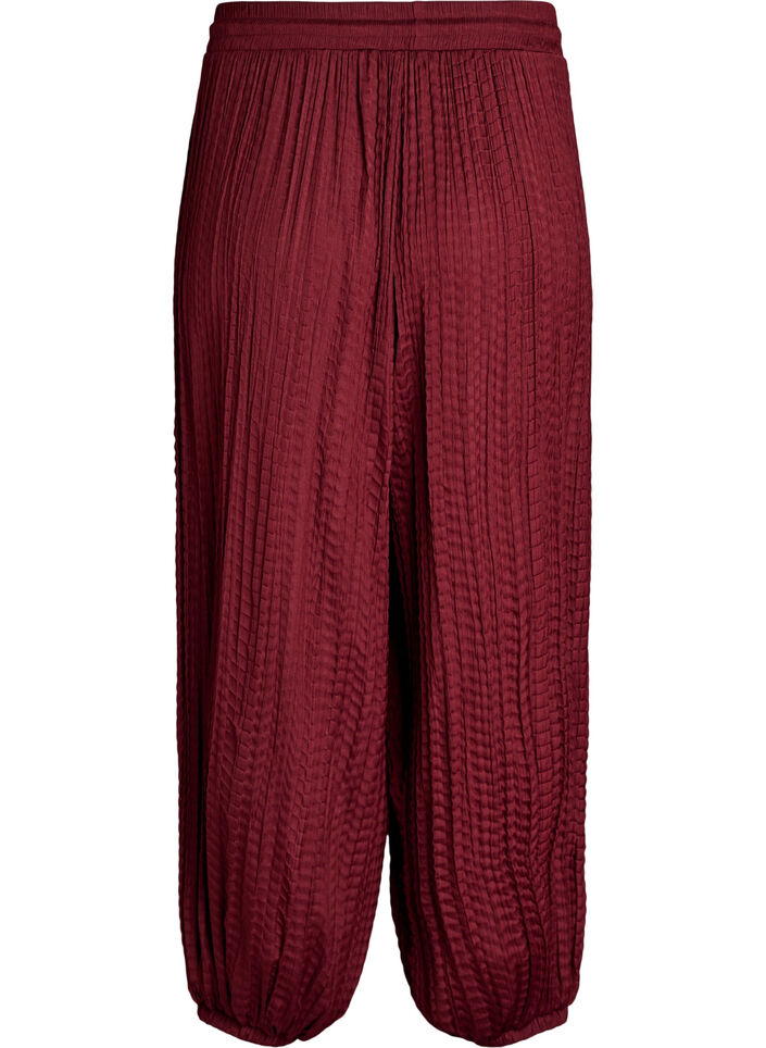 Ballonhose mit Struktur und elastischem Bund, Rot, Packshot image number 1