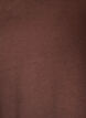Einfarbiges basic T-Shirt aus Baumwolle, Braun, Packshot image number 2