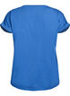 T-shirt &agrave; manches courtes en m&eacute;lange de coton, Bleu, Packshot image number 1