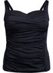 Tankini mit Drapierung, Schwarz, Packshot image number 0