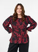 Bluse mit Puff und langen &Auml;rmeln, Schwarz, Model image number 0