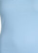 Top mit Spitzensaum, Blau, Packshot image number 2
