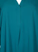 Langärmeliges Kleid mit V-Ausschnitt., Deep Teal, Packshot image number 2