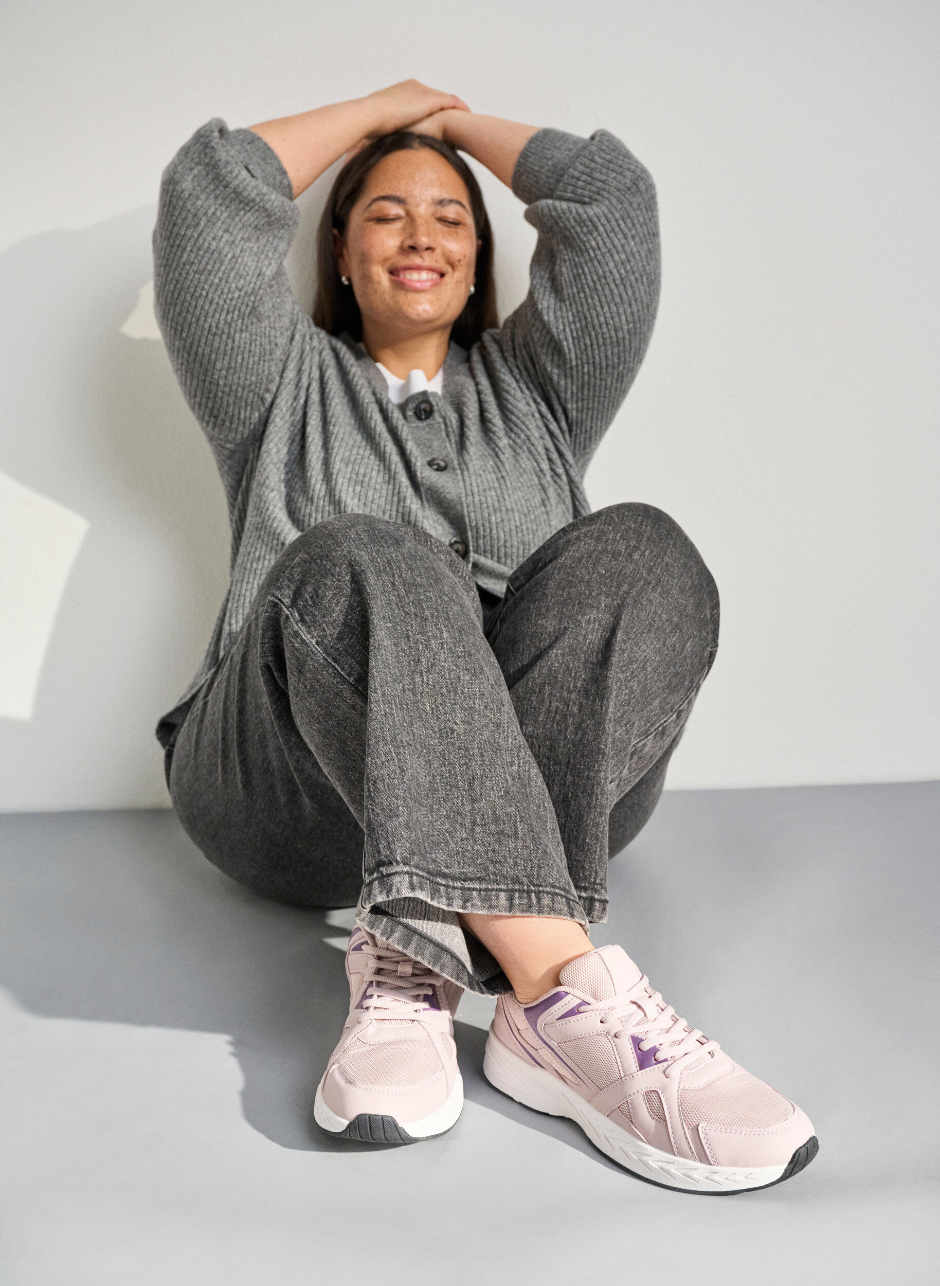 Zizzi Extra-Weite - Sportliche Sneakers, Rot, Image image number 0