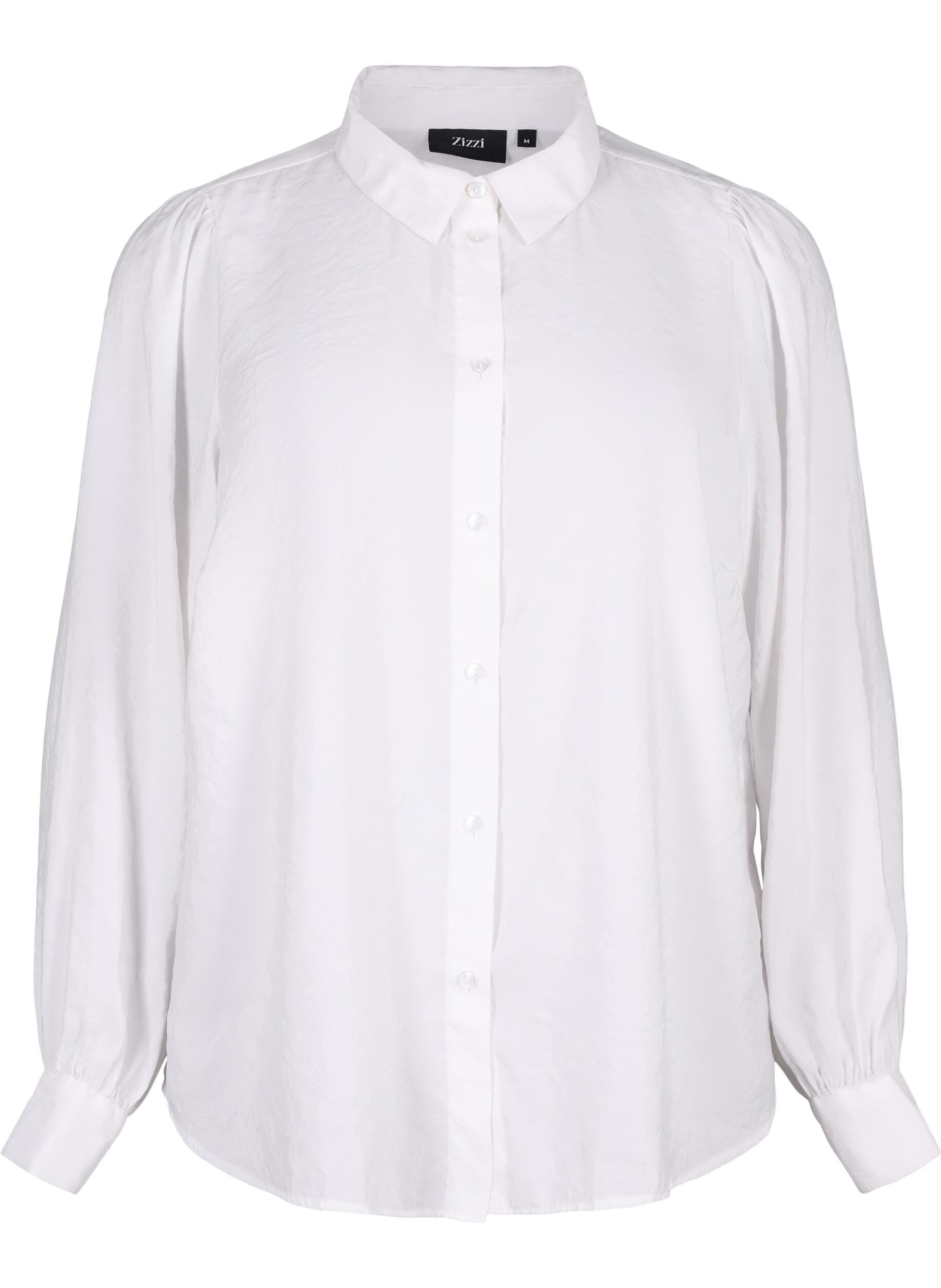Zizzi Bluse aus TENCEL&trade; Modal, Bright White, Packshot image number 0