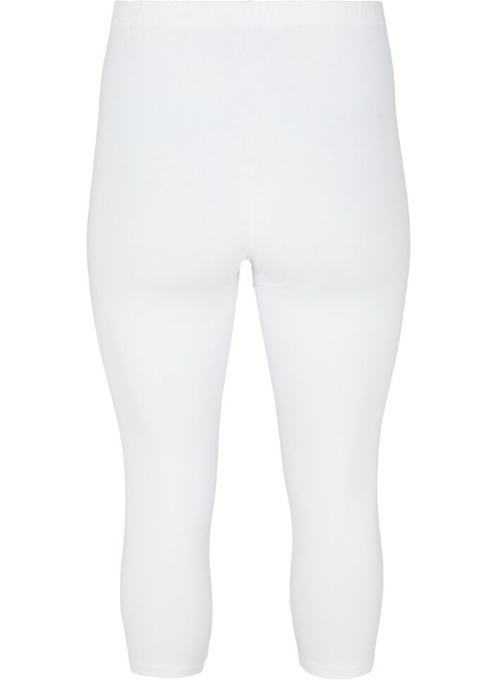 Legging 3/4 basique, Bright White, Packshot image number 1