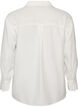 Chemise ample avec col en V, Blanc, Packshot image number 1