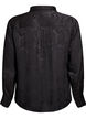 Chemise &agrave; motif cachemire ton sur ton, Noir, Packshot image number 1