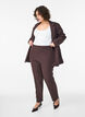 Hose mit Taschen und geraden Beinen, Braun, Model image number 0