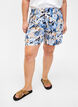 Short ample en viscose, Blue Graphic AOP, Model image number 2