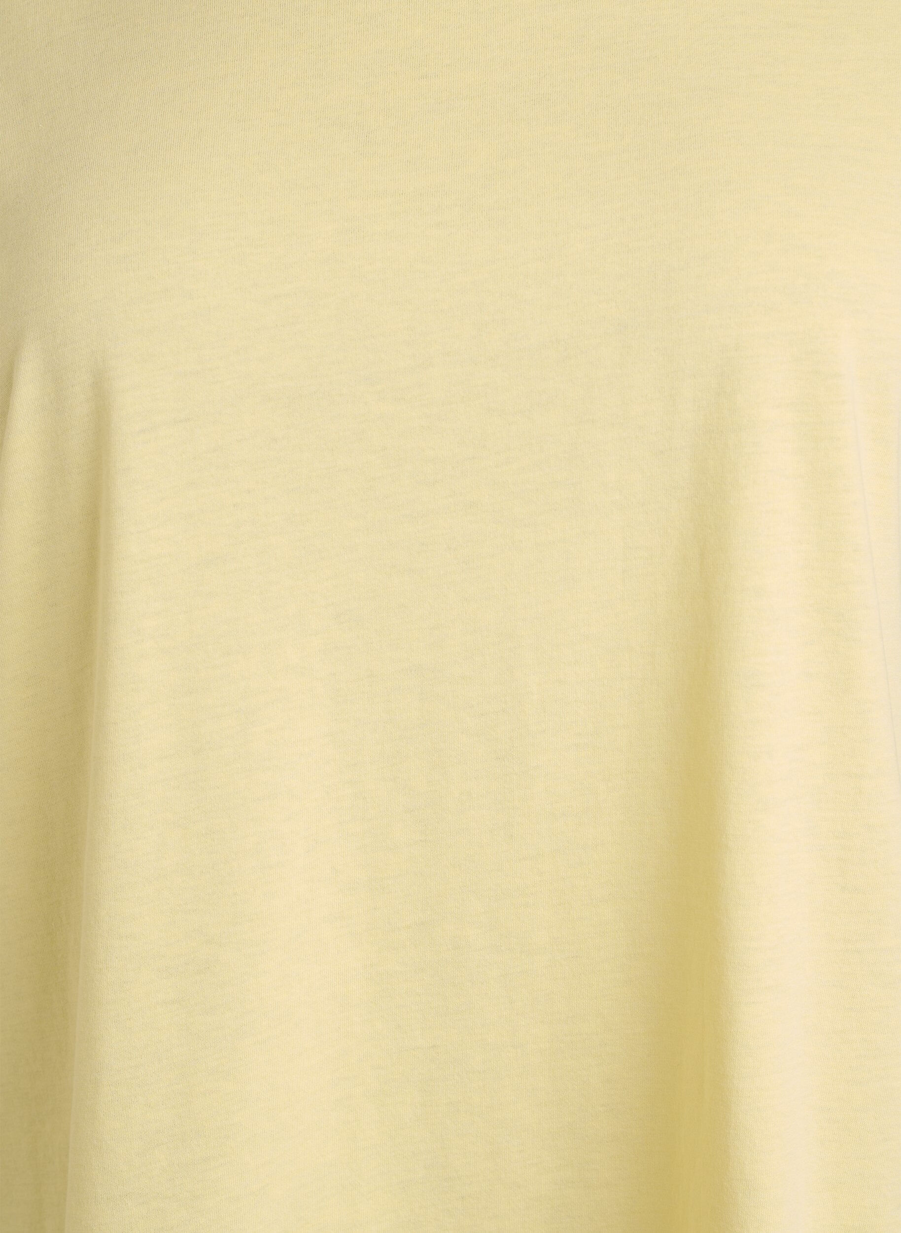 ZizziKurz&auml;rmeliges T-Shirt aus Baumwollmischgewebe, Gelb, Packshot image number 2