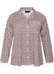 Chemise de pyjama en coton avec poche poitrine, Bordeaux, Packshot image number 0