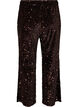 Pantalon &agrave; coupe ample avec sequins, Marron, Packshot image number 1